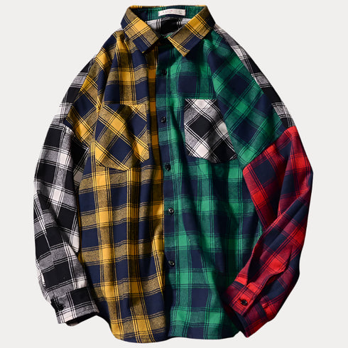 Men Plaid Shirt